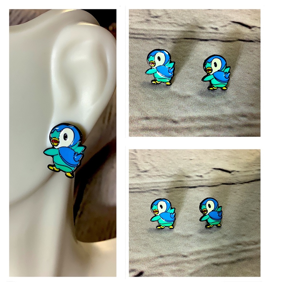 Poke-man Stud Earrings